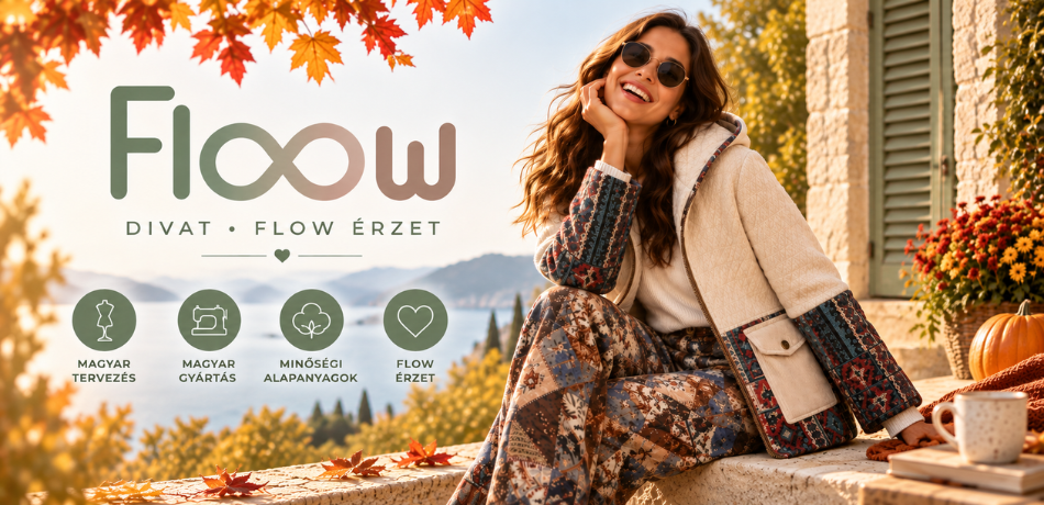 Floow magyar tervezésű és gyártású női őszi divatruhák