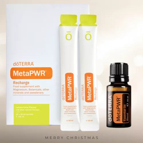 dōTERRA  AJÁNDÉK TERMÉKKEL MetaPWR™ Recharge Táplálékkiegészítő magnéziummal AJÁNDÉK MetaPWR esszenciális olajkeverékkel 5ml