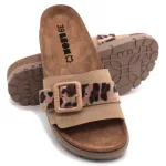 LEON Comfort női bőr papucs