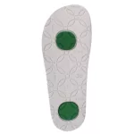 LEON Comfort női bőr papucs, FEHÉR