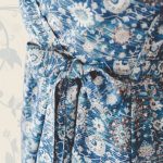 FLOOW Ada - elegáns női ruha, midi fazon, kék