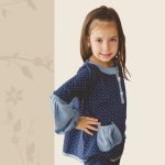 FLOOW Aliz - kislány blúz húzott ujjal, apró pöttyös