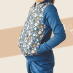 FLOOW Ari - kislány szabadidő szett, kék, kismadár mintás