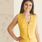 FLOOW Bori - sportosan elegáns női mellény, mangó