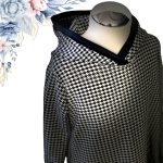 FLOOW EFFI - kislány ruha tyúklábmintás, műbőr dizájnnal