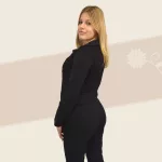 FLOOW - női szabadidőszett sokcipzáros, fekete