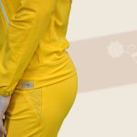 FLOOW - női szabadidőszett sokcipzáros, mustár