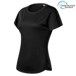   FLOOW CHANCE női cooldry póló újrahasznosított micropolyészter anyagból, fekete