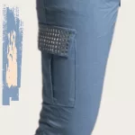 FLOOW - CARGO extra rugalmas női nadrág denim színben