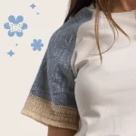FLOOW - DAN női rövidujjú felső farmer ujjakkal