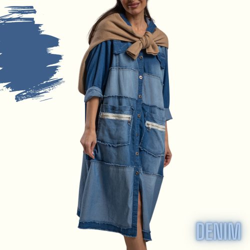 FLOOW - DENA kapucnis ingruha farmer anyagból