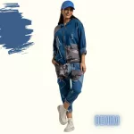 FLOOW - DENIM prémium szett kapucnis felső és nadrág