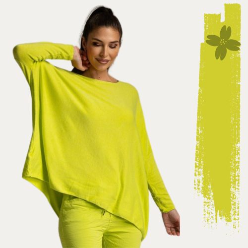 FLOOW - LIMA női oversize felső lemon színben
