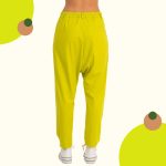 FLOOW - LEMON vidám női nadrág hosszított üleprésszel, lemon színben