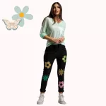 FLOOW - MINT női lurex felső V-nyakkivágással