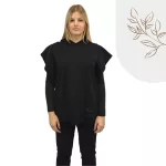 FLOOW ADA kapucnis poncsó, fekete - 3XL