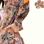 FLOOW AJRA modern női hosszított felső, barack 5XL