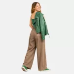 FLOOW farmer NADRÁG - magasított derékrésszel, hímzéssel