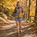 FLOOW Boho - Patchwork női dzseki