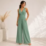 FLOOW Crossback Nyári Overall - Eukaliptusz zöld