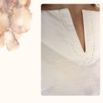 FLOOW CSÖRE női tunika fiatalos kialakítással, fehér len - M