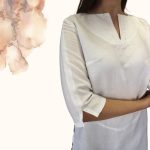 FLOOW CSÖRE női tunika fiatalos kialakítással, fehér Radiance Viszkóz - S