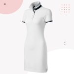 FLOOW DRESS sportos, női pólóruha galléros, FEHÉR színben, S