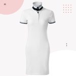 FLOOW DRESS sportos, női pólóruha galléros, FEHÉR színben, XL