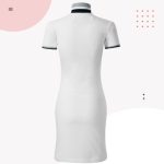 FLOOW DRESS sportos, női pólóruha galléros, FEHÉR színben, XL
