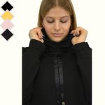 FLOOW ENCI női felső fekete pamut, 4XL