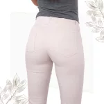 FLOOW - COLOR klasszikus női nadrág csípőig érő fazon - bézs színben, 2XL