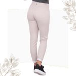 FLOOW - COLOR klasszikus női nadrág csípőig érő fazon - bézs színben, S