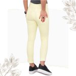 FLOOW - COLOR klasszikus női nadrág csípőig érő fazon - sárga színben, L