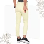FLOOW - COLOR klasszikus női nadrág csípőig érő fazon - sárga színben, S