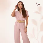 FLOOW - DECOR overall ajándék övvel - púder színben