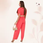FLOOW - DECOR overall ajándék övvel - neon pink színben