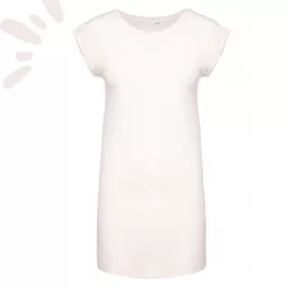 FLOOW női hosszú pólóruha fehér, S/M