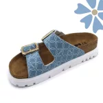 Comfort női bőr papucs jeans leon