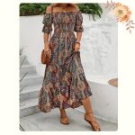 FLOOW PAVA női nyári ruha húzott felsőrésszel, 2XL/3XL