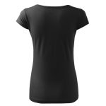 FLOOW női póló 100% pamut trending dizájn, ART17 - FEKETE XS