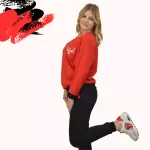 FLOOW RED női szabadidő szett fekete/piros, XS