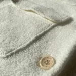 FLOOW SHERPA kiskabát – Krém színű, trendi átmeneti női kabát