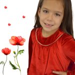 Floow Tünde kislány ruha pihe-puha bársony anyagból