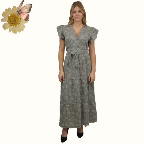 FLOOW VINTAGE női nyári ruha pillangó ujjal_2XL