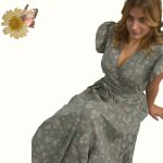 FLOOW VINTAGE női nyári ruha pillangó ujjal_2XL