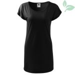 FLOOW LOVE japán ujjú pólóruha fekete