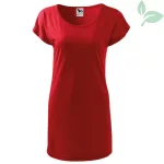 FLOOW LOVE japán ujjú pólóruha piros