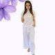 FLOOW - BELLE női szett fehér színű hímzett anyagból - XS