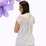 FLOOW - BELLE női szett fehér színű hímzett anyagból - XXS