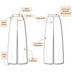 FLOOW - BELLE női szett fehér színű hímzett anyagból - XXS